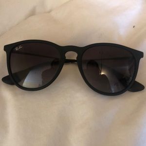 Ray Ban Black Erica Sunglasses